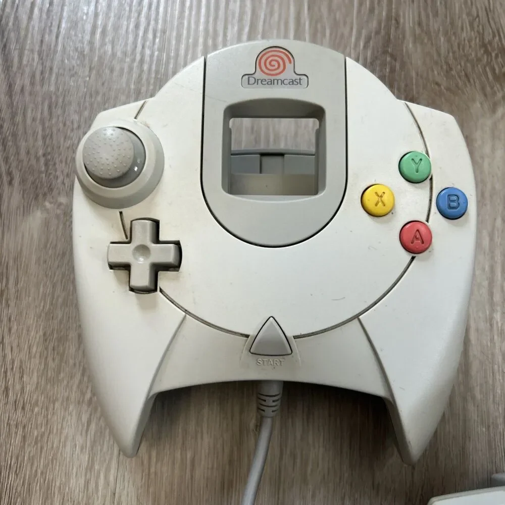 Sega Dreamcast Controller Lot Of 3 Official OEM White Grey HKT 7700 Tested Works